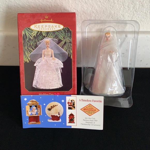 1997 Hallmark Wedding Day Barbie Ornament - Picture 10 of 16